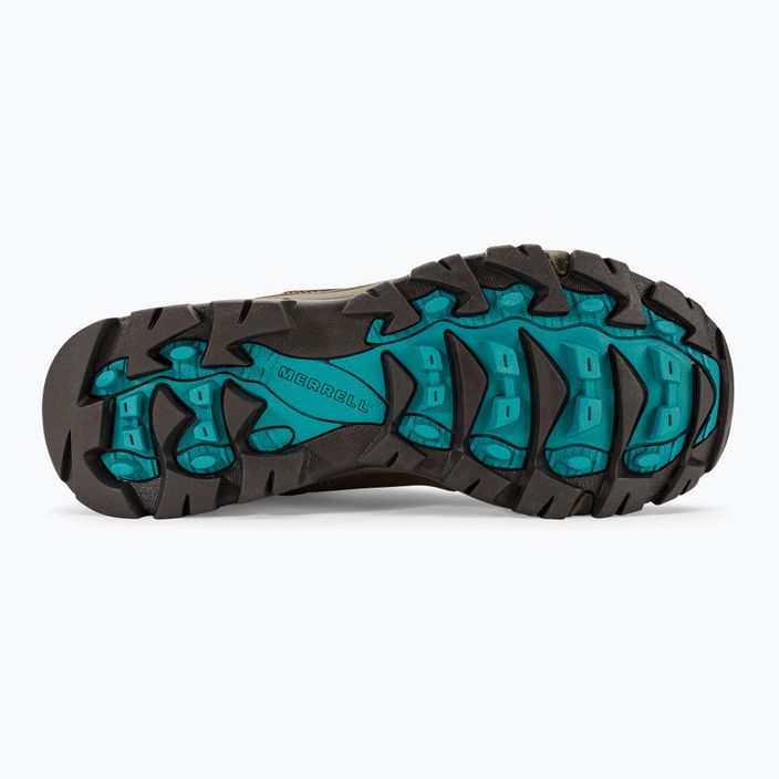 Дамски туристически обувки Merrell Vego Mid LTR WP dark earth/british blue 5