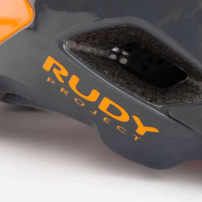 Оранжева велосипедна каска Rudy Project Crossway HL760051 7