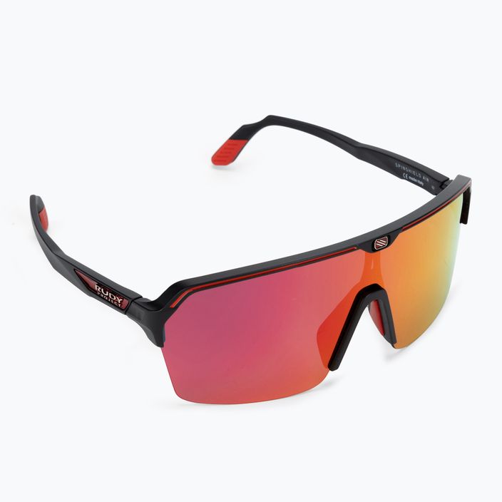Rudy Project Spinshield Air черни матови/мултилазерни червени очила за колоездене SP8438060002