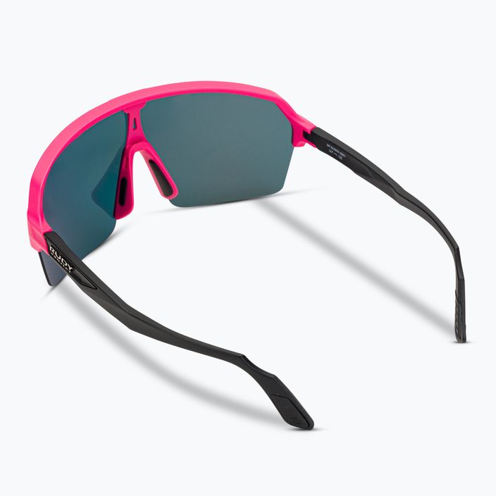 Rudy Project Spinshield Air розово флуо матово/мултилазерно червено очила за колоездене SP8438900001 2