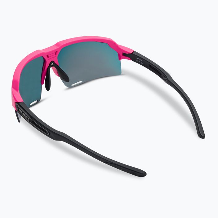 Слънчеви очила Rudy Project Deltabeat pink fluo / black matte / multilaser red SP7438900001 2