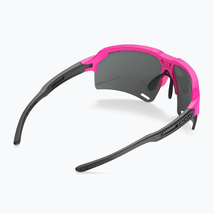 Слънчеви очила Rudy Project Deltabeat pink fluo / black matte / multilaser red SP7438900001 10
