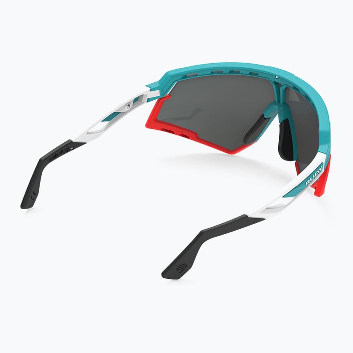 Rudy Project Defender изумрудено бяло матово / мултилазерно червени слънчеви очила SP5238230000 6