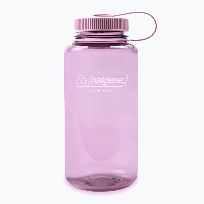 Nalgene Широка бутилка с уста Sustain 1000 ml черешов цвят