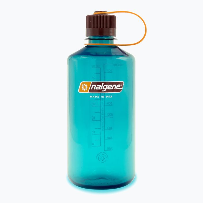 Nalgene Narrow Mouth Устойчива бутилка за пътуване 1000 ml teal