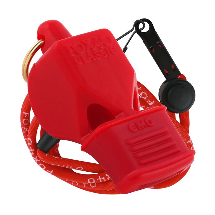 Свирка с шнур Fox 40 Classic CMG Safety червена 9603 2