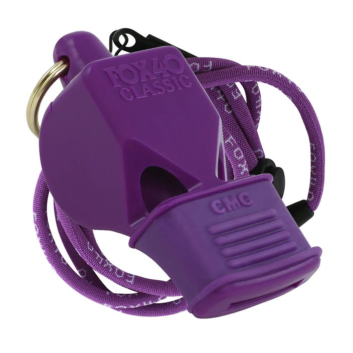 Свирка с шнур Fox 40 Classic CMG Safety purple 9603 2