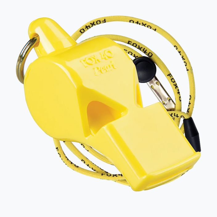 Свирка с шнур Fox 40 Pearl Safety yellow 9703