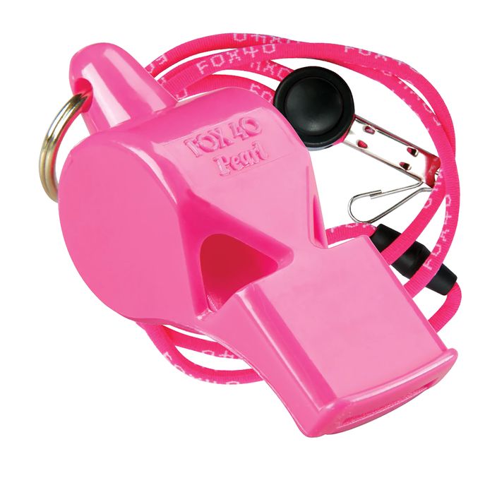 Свирка с шнур Fox 40 Pearl Safety pink 9703 2