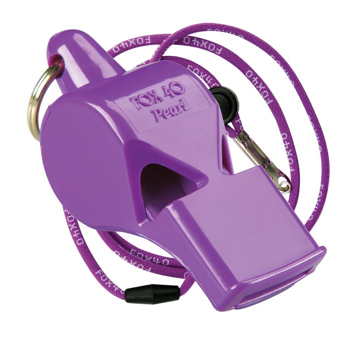 Свирка с шнур Fox 40 Pearl Safety purple 9703 2