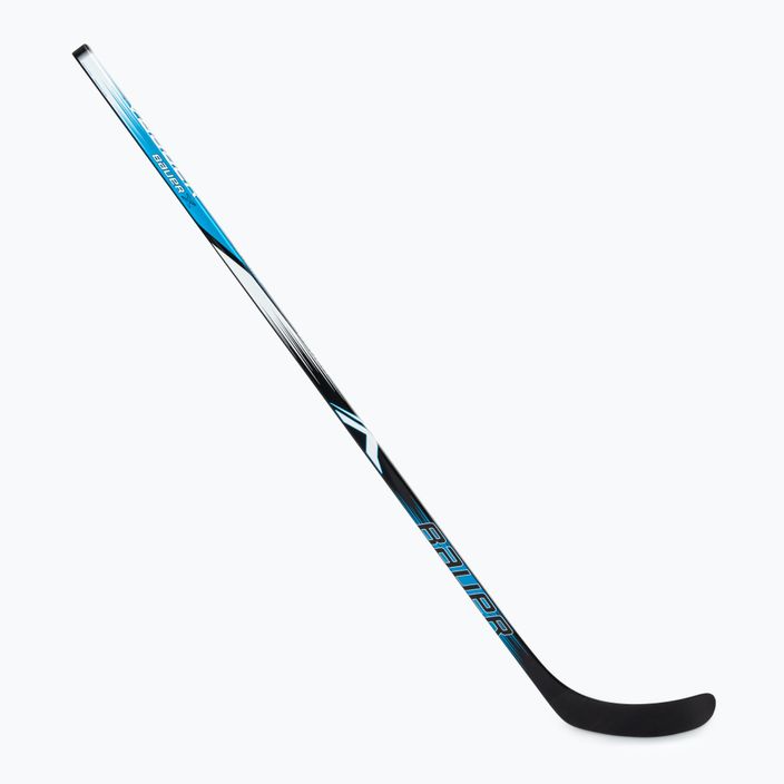 Хокеен стик Bauer X Series Grip Sr F80 черен/бял/син