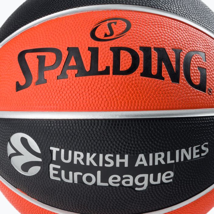 Баскетболна топка Spalding Euroleague TF-150 Legacy, оранжева 84003Z 3