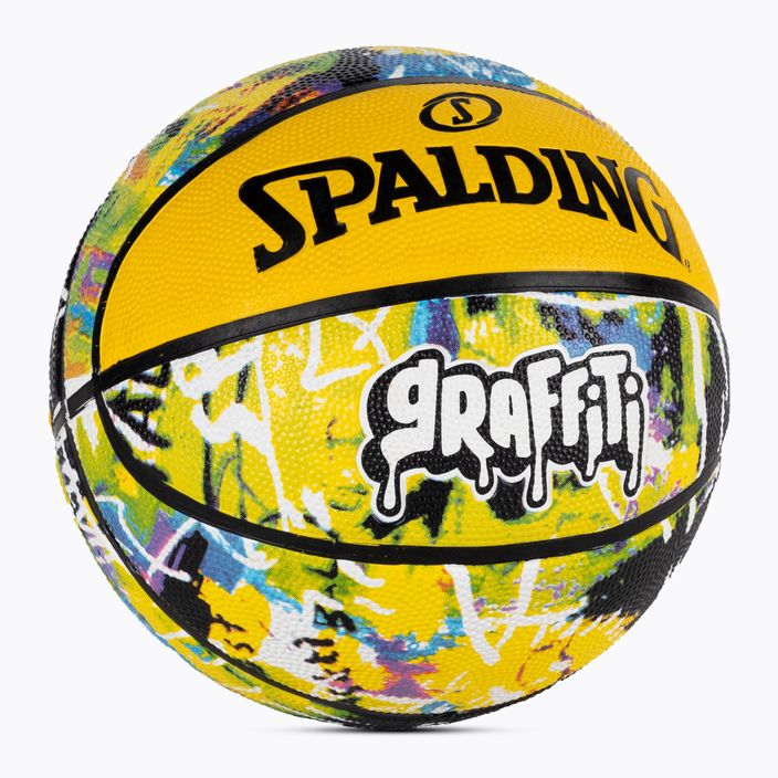 Spalding Graffiti 7 баскетболен кош зелен/жълт 2000049338 2