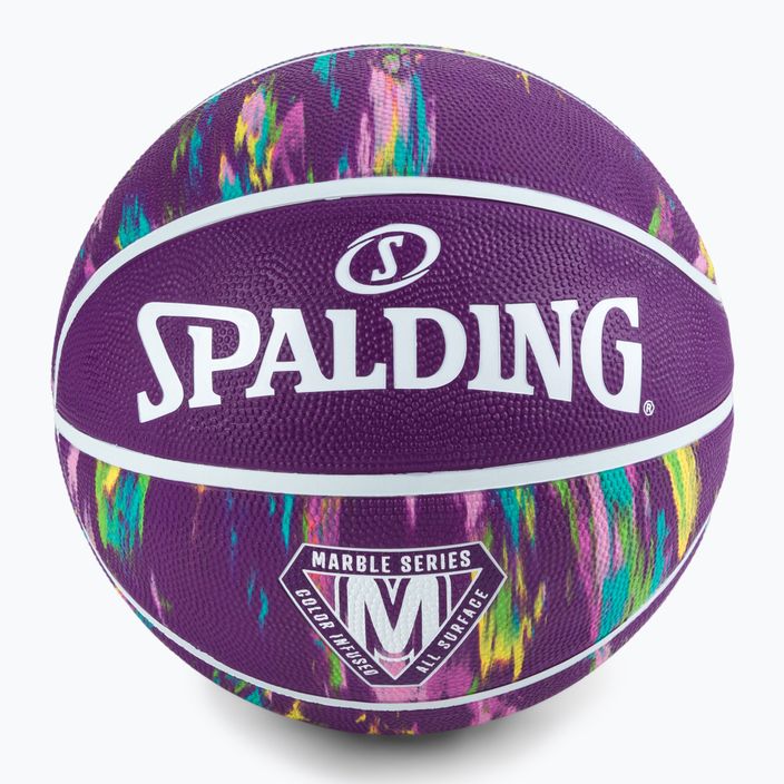 Spalding Marble лилава баскетболна топка 84403Z