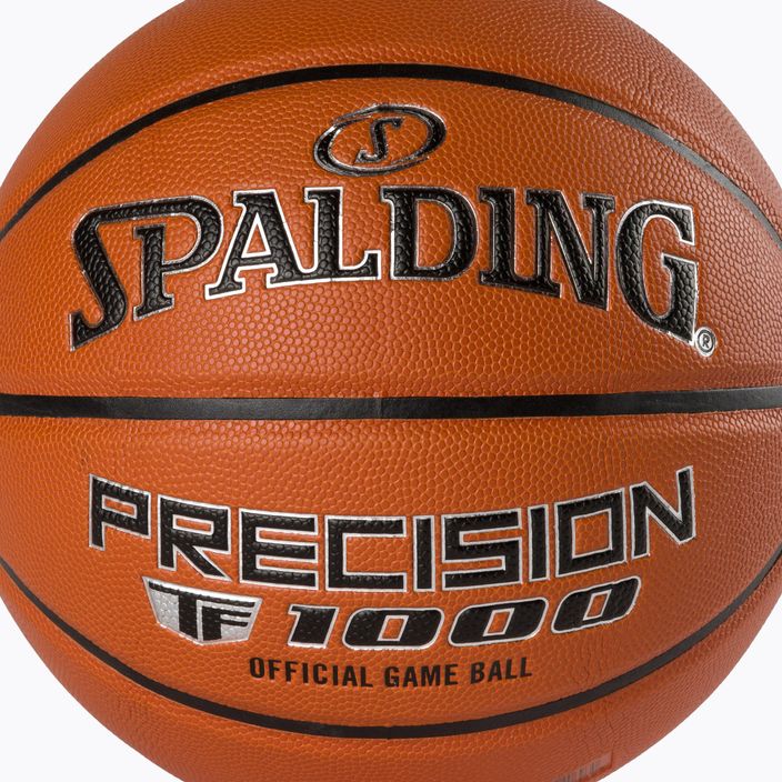 Spalding TF-1000 Precision Logo FIBA баскетбол оранжев 76965Z 3