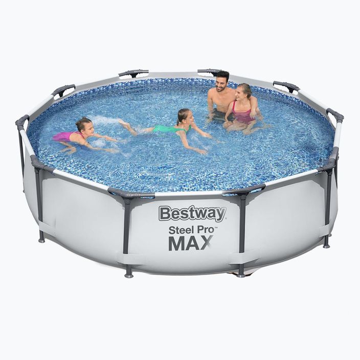 Сглобяем басейн Bestway Steel Pro Max Pool 305 x 76 cm сив 2