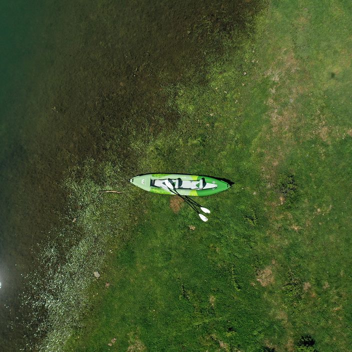 Aqua Marina Рекреационен каяк 13'6″ надуваем каяк за 2-ма души зелен Betta-412 14