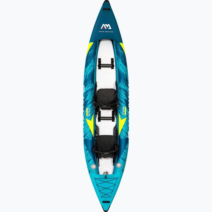 Aqua Marina Versatile/ Whitewater Kayak blue Steam-412 надуваем каяк за 2 човека 13'6″