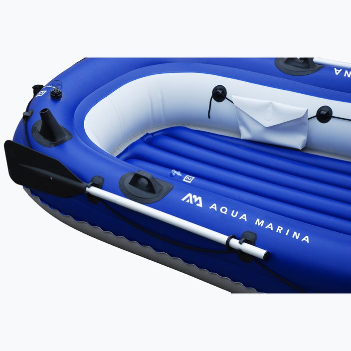 Aqua Marina Wildriver син понтон за 3 лица с мотор 4
