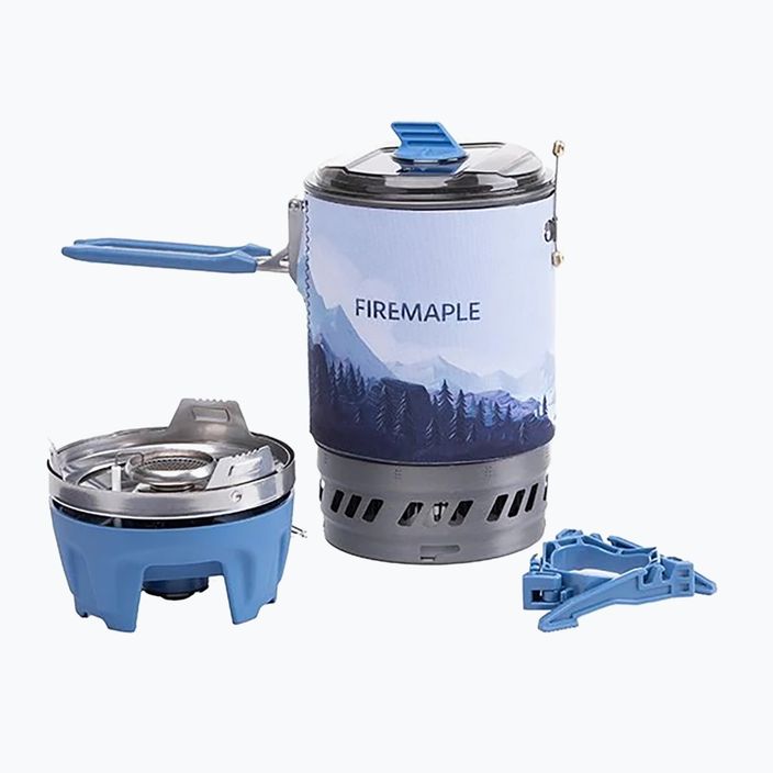 Система за готвене Fire-Maple FMS-X5 Polaris Tourist Stove + Pot blue