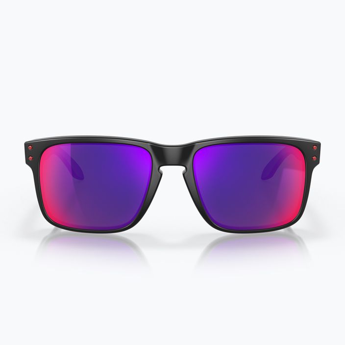 Слънчеви очила Oakley Holbrook матово черно/позитивно червено с иридий 2
