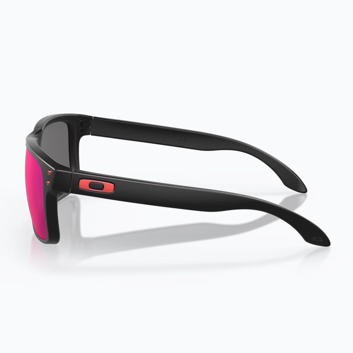 Слънчеви очила Oakley Holbrook матово черно/позитивно червено с иридий 3