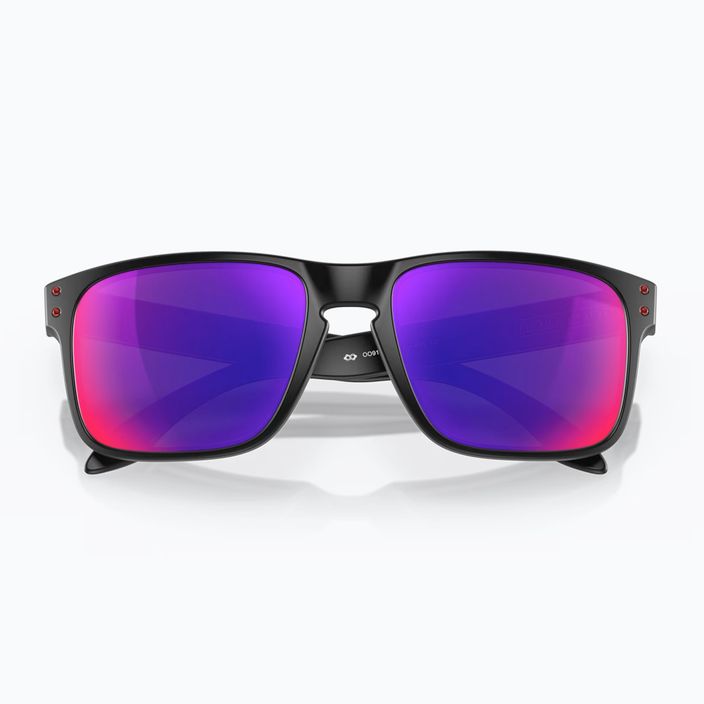 Слънчеви очила Oakley Holbrook матово черно/позитивно червено с иридий 5