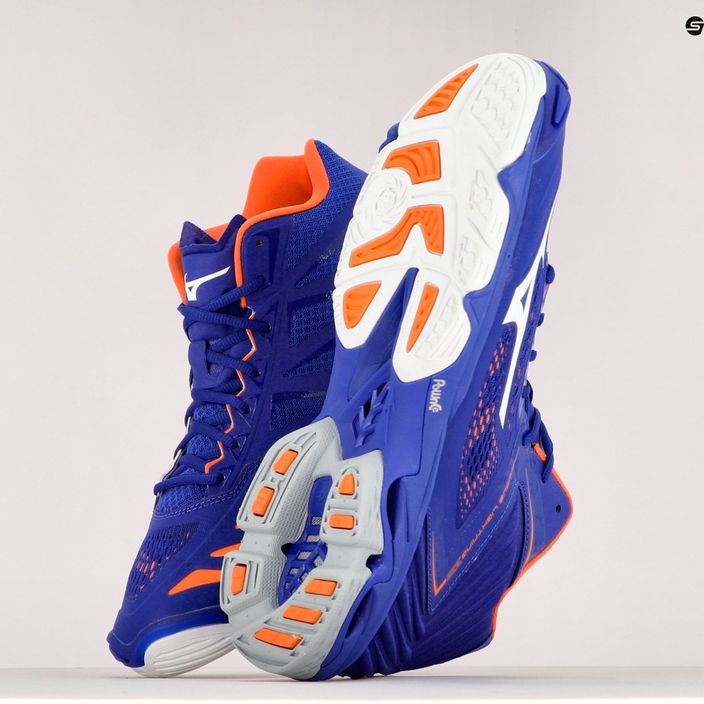 Мъжки обувки за волейбол Mizuno Wave Lightning Z5 Mid blue V1GA190500 10