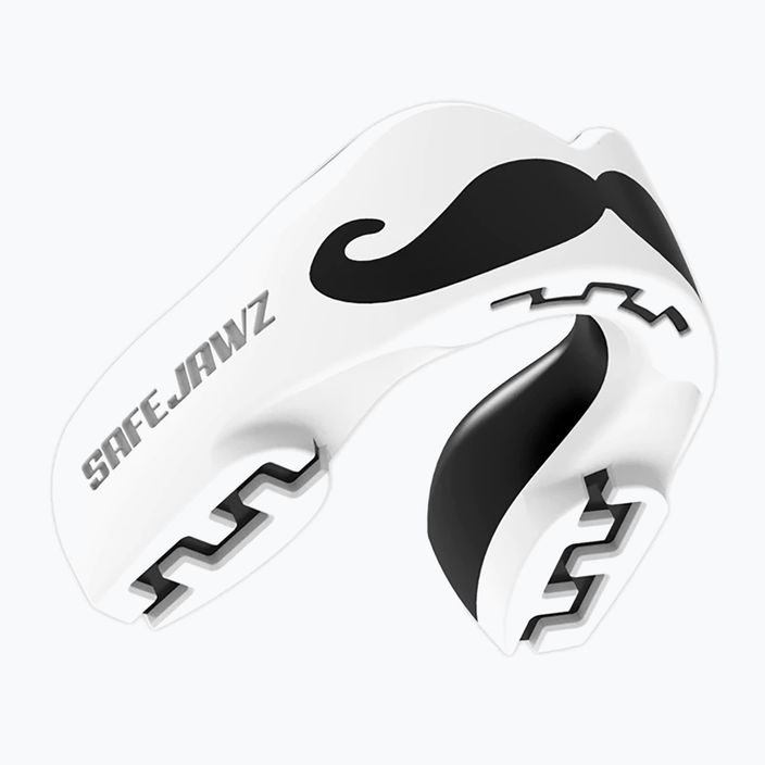 SAFEJAWZ Протектор за челюсти от серия Extro, черен и бял SJMOA 2