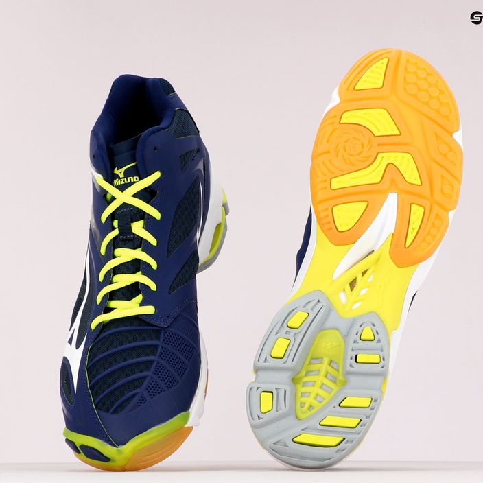 Мъжки обувки за волейбол Mizuno Wave Lightning Z3 Mid blue V1GA170571 9