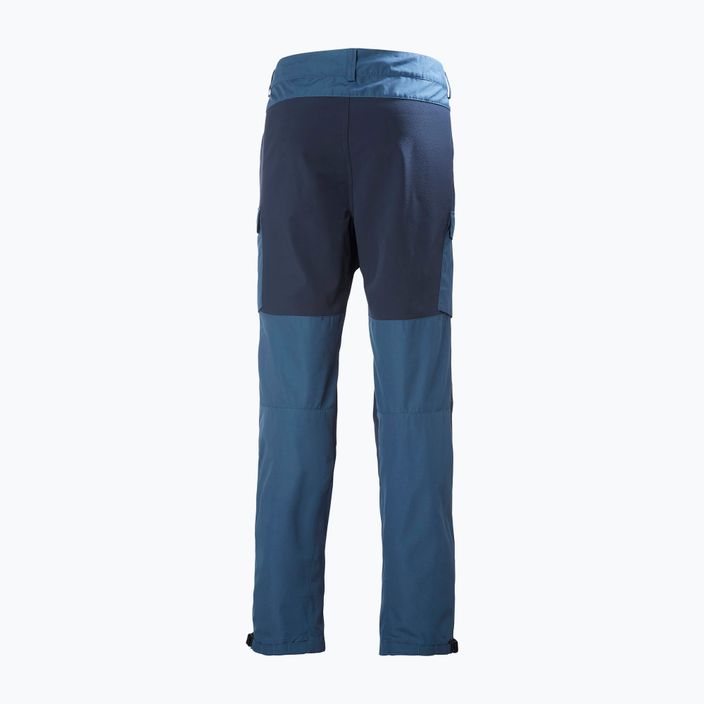 Мъжки панталони за трекинг Vandre Tur 576 синьо-зелен 62698 на Helly Hansen 5