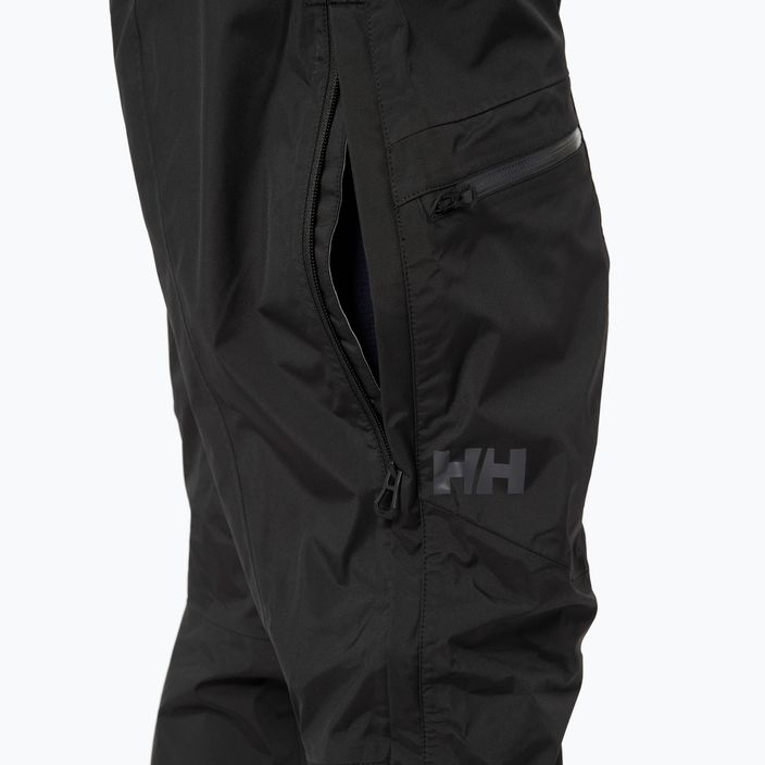 Мъжки панталони с мембрана Helly Hansen Verglas 3L Shell 990 black 62999 3