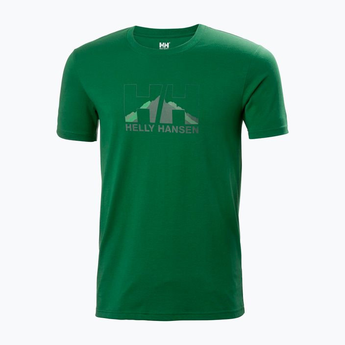 Мъжка тениска за трекинг Helly Hansen Nord Graphic 486 green 62978 4