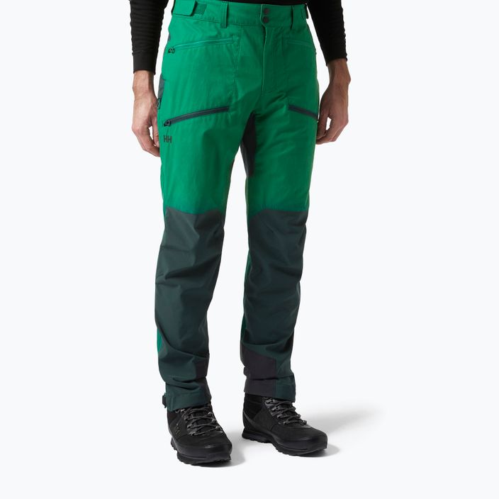 Мъжки панталони за трекинг на Helly Hansen Verglas Tur 486 green 63000