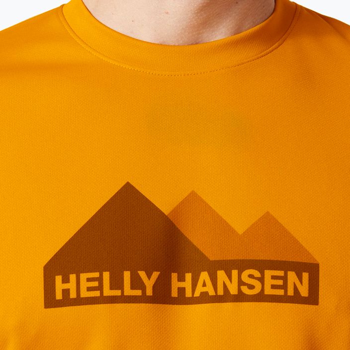 Мъжка риза за трекинг Helly Hansen HH Tech Graphic 328 yellow 63088 3