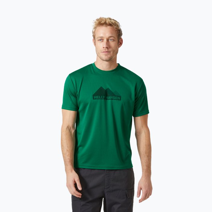 Мъжка риза за трекинг Helly Hansen HH Tech Graphic 486 green 63088