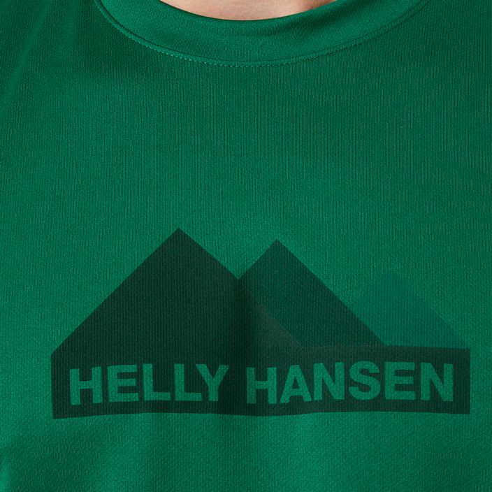 Мъжка риза за трекинг Helly Hansen HH Tech Graphic 486 green 63088 3