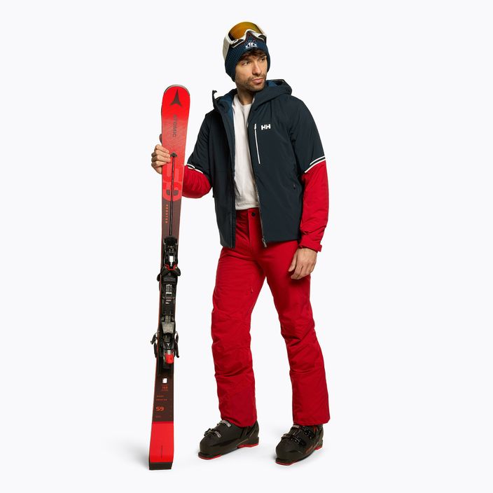 Мъжко ски яке Carv Lifaloft на Helly Hansen в тъмносиньо и червено 65777_597 2