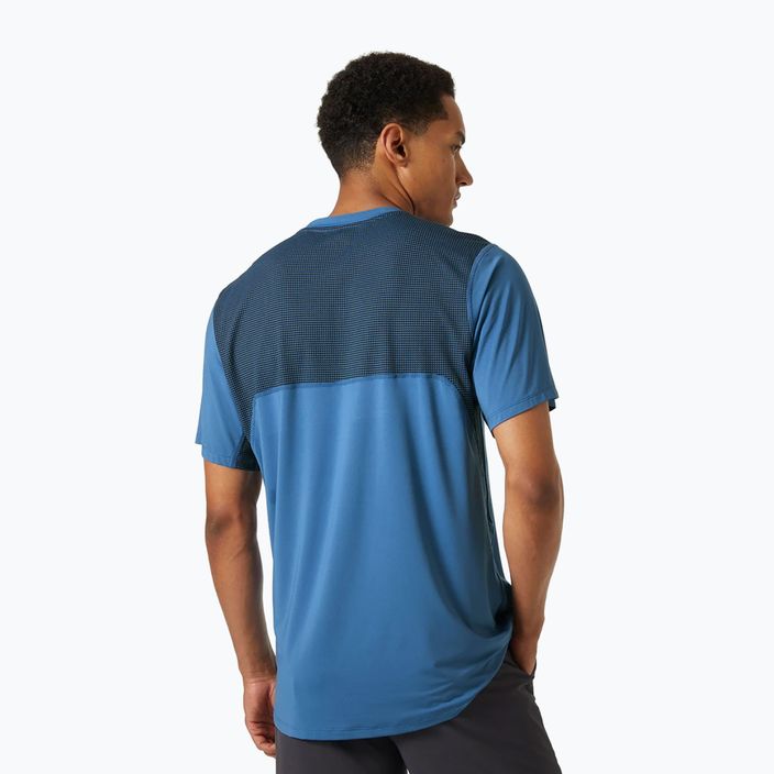 Мъжка риза Helly Hansen Tech Trail за трекинг синя 48494_606 2