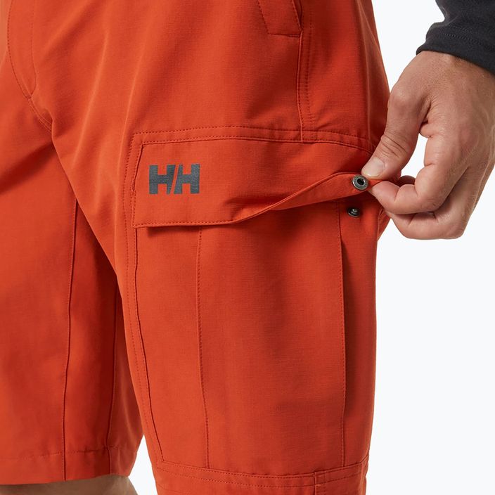 Мъжки къси панталони за ветроходство Helly Hansen HH QD Cargo 11" orange 54154_308 3