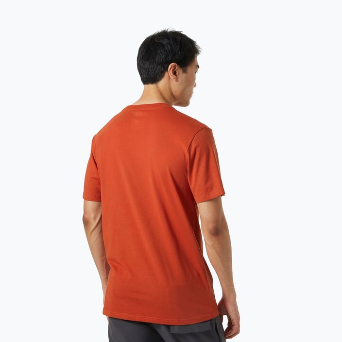 Helly Hansen Nord Graphic мъжка риза за трекинг оранжева 62978_308 2