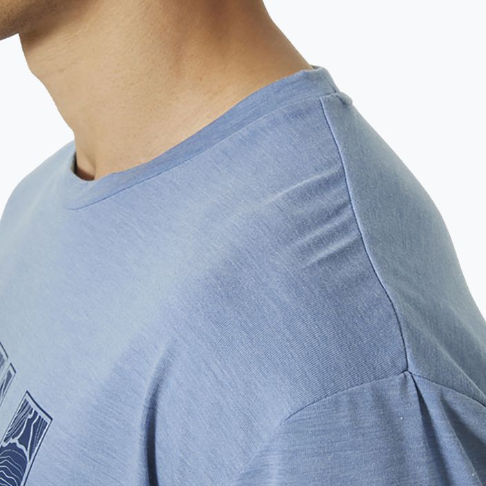 Helly Hansen Skog Recycled Graphic мъжка риза за трекинг синя 63082_636 4
