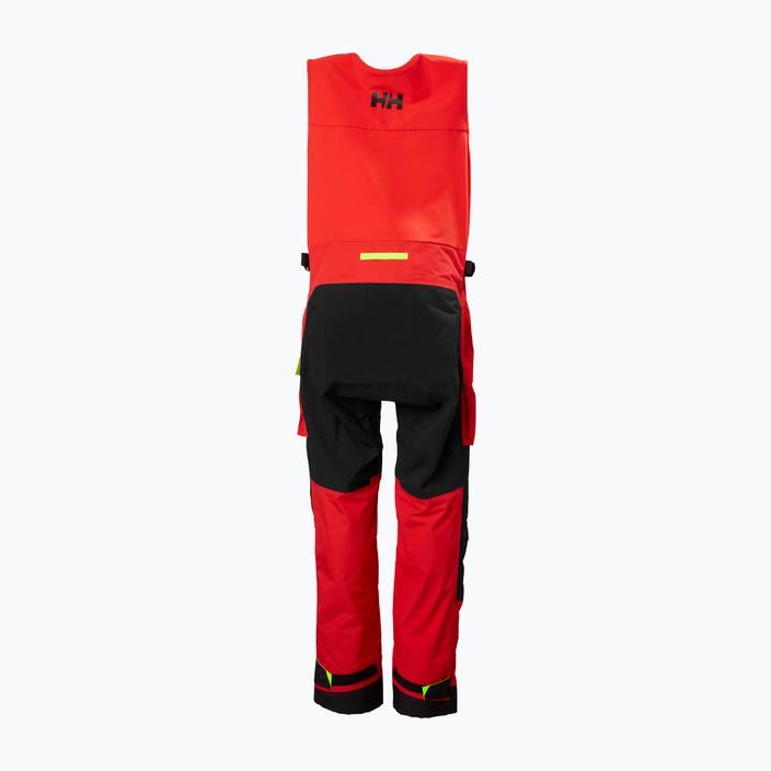 Мъжки панталони за ветроходство Helly Hansen Aegir Race Salopette 2.0 alert red 8