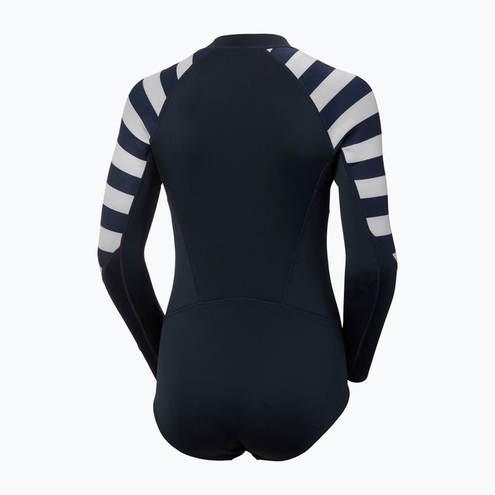 Дамски бански костюм Helly Hansen Waterwear с дълъг ръкав Spring Wetsuit navy stripe 2