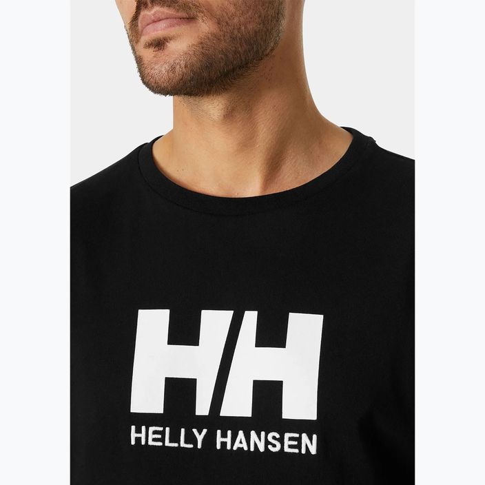 Мъжка тениска Helly Hansen HH Logo black 3