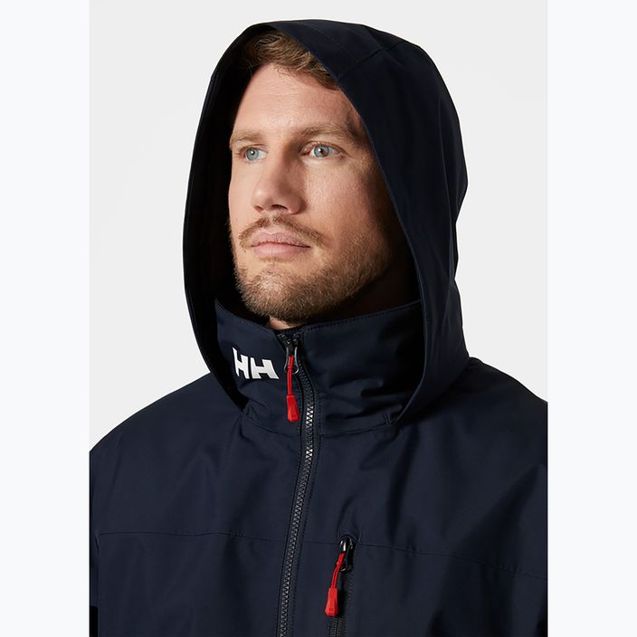 Мъжко ветроходно яке Helly Hansen Crew Hooded Midlayer 2 navy 3