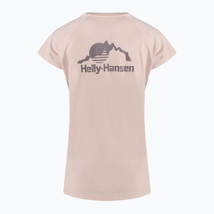 Helly Hansen Nord Graphic Drop розов облак дамска тениска 5