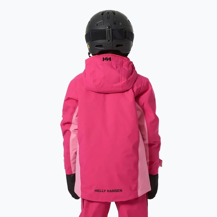 Детско скиорско яке Helly Hansen Level sugar pink 2