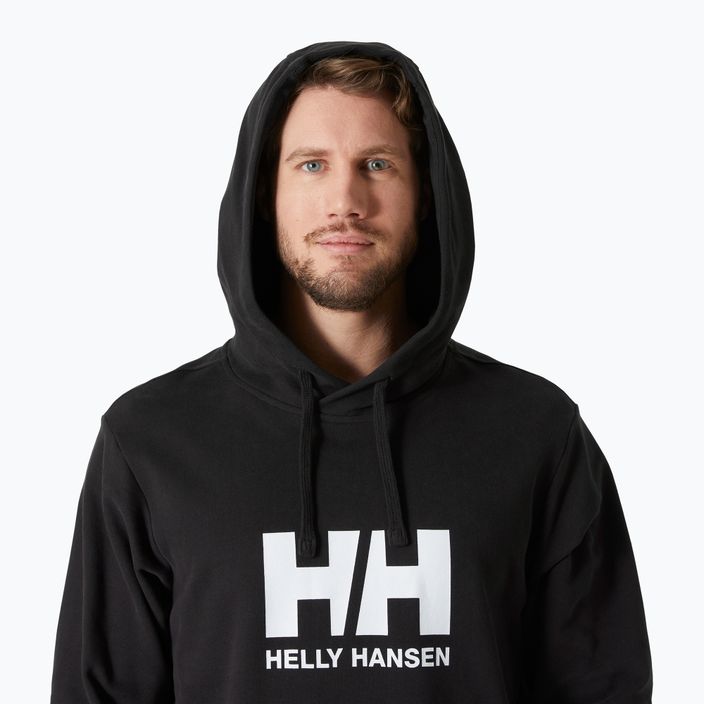 Helly Hansen HH Logo Hoodie 2.0 black - мъжки 3