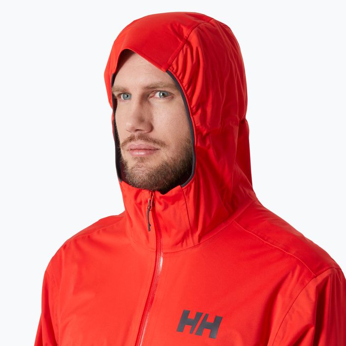 Мъжко яке за дъжд Helly Hansen Momentum 3L Stretch alert red 3